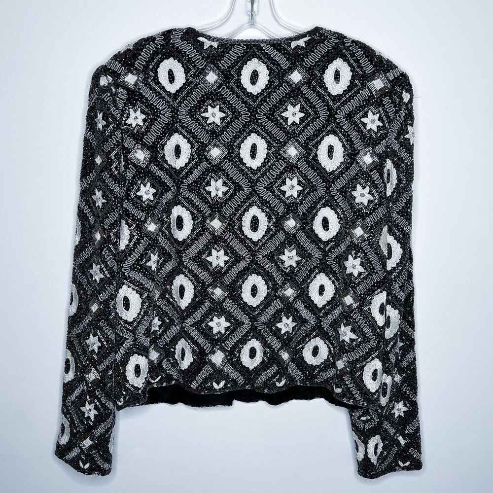ADRIANNA PAPELL Evening Beaded Jacket - Picture 4 of 6